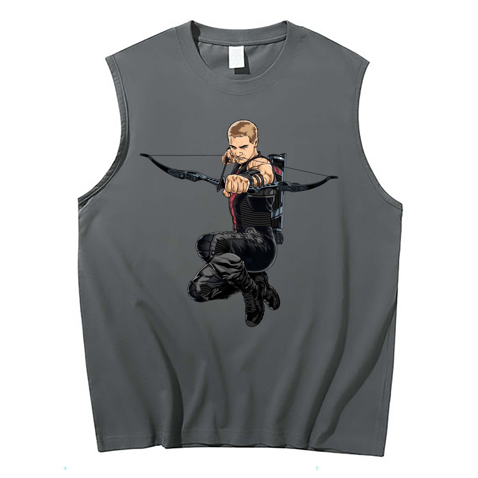 （画像用） アベンジャーズ The Avengers コットン100％タンクトップ（フロントプリント）